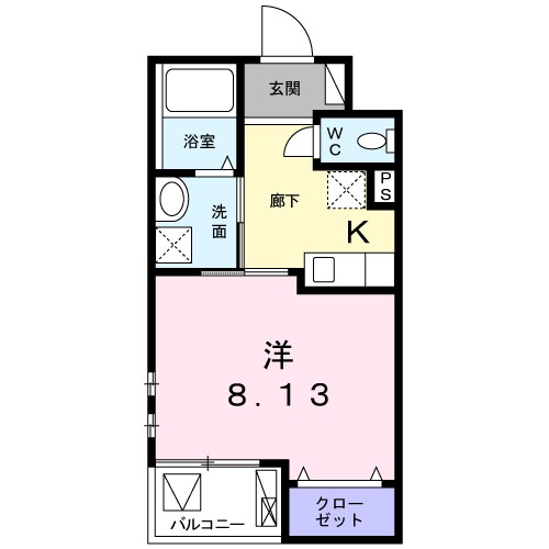トゥーレン　コティ 404号室 間取り