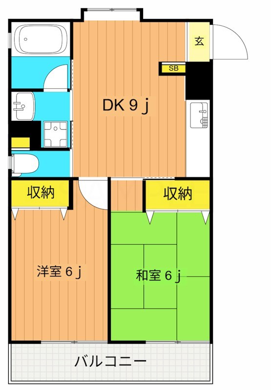 メゾンエスト   間取り図