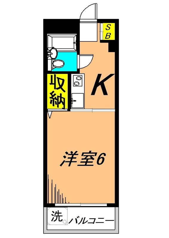 メゾンアーチ  306号室 間取り