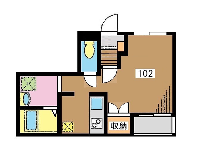 Ｍａｉｓｏｎ　Ｌｉｂｒａ 102号室 間取り