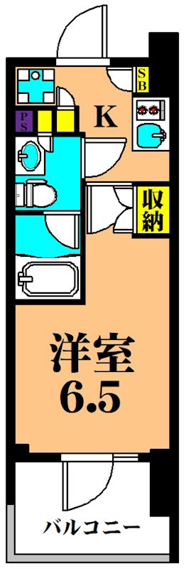 912号室 間取り