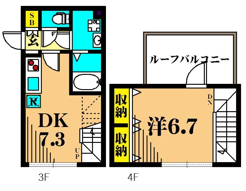 クールブラン大井町アネックス 303号室 間取り