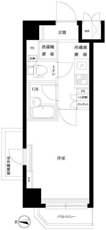 ルーブル池上伍番館 301号室 間取り