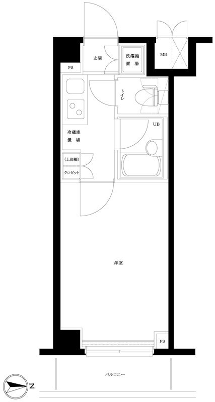 ルーブル蒲田六番館 307号室 間取り