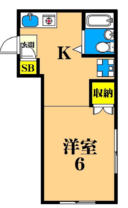 ヘーベルハイム 107号室 間取り