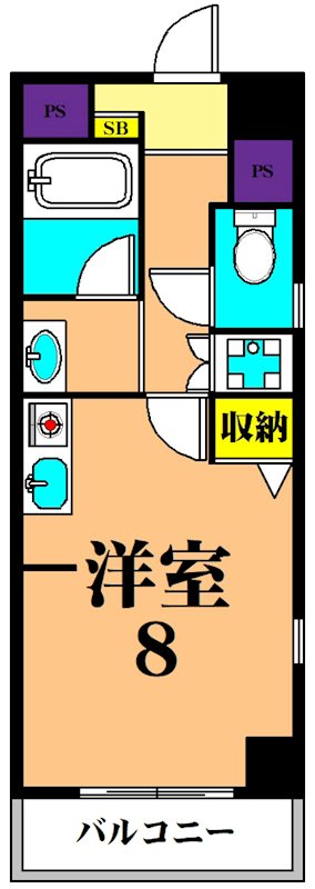 アパルトモン・ナツ 401号室 間取り
