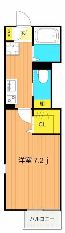 ALLURE日吉 202号室 間取り