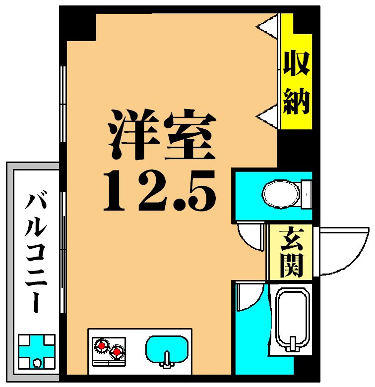 さくらマンション 202号室 間取り