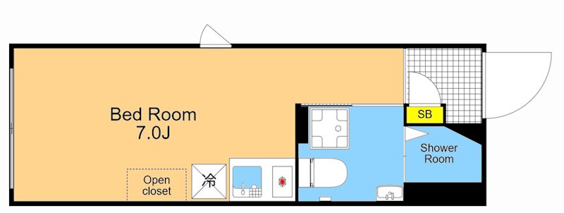 COCOCUBE大井町Ⅱ 間取り図