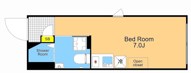 COCOCUBE大井町Ⅱ 間取り図
