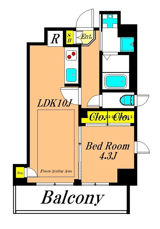 T・Y BuildingⅡ 501号室 間取り