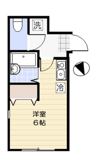 スーペリアージュ東大井 104号室 間取り