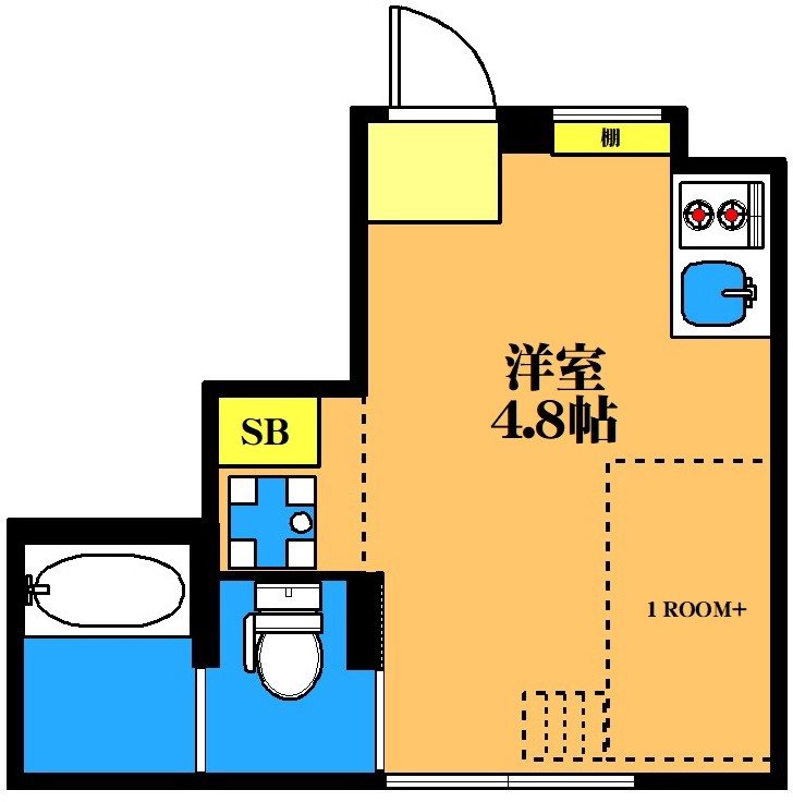 品川テラス 102号室 間取り