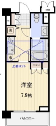 プロスペクト大森海岸 105号室 間取り