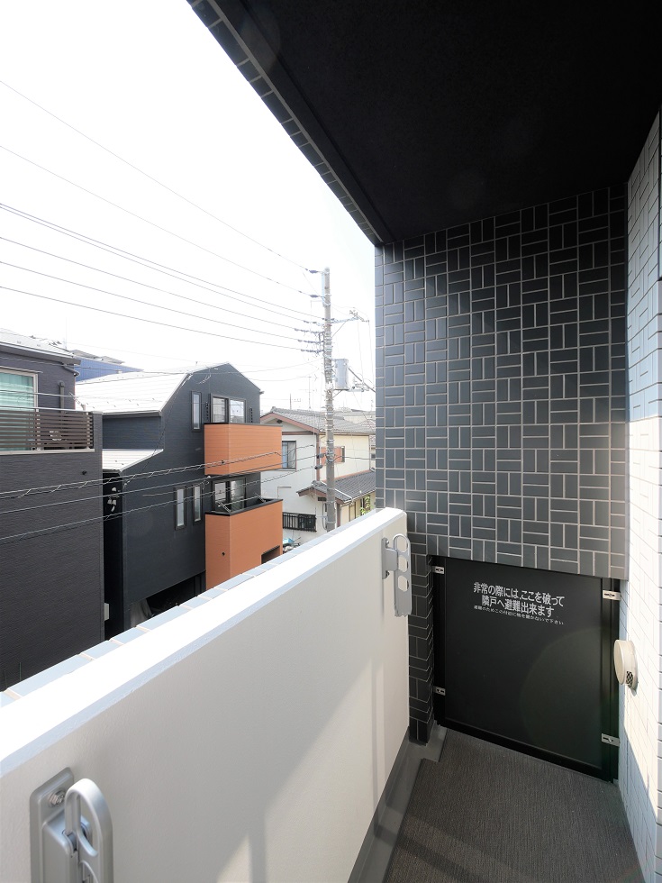 プレミアムキューブ大岡山DEUX ベランダ