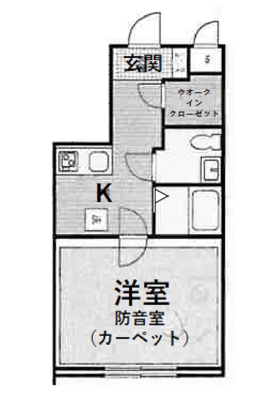 ラシクラス西大井 301号室 間取り