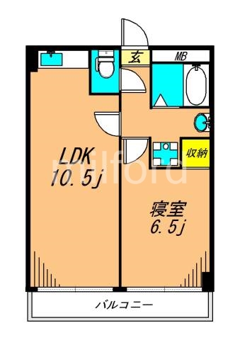 グランモナークHIROTA 203号室 間取り