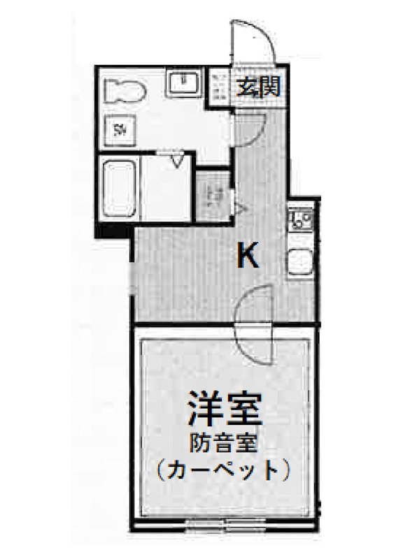 ラシクラス西大井 405号室 間取り