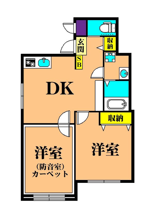 ラシクラス西大井 501号室 間取り