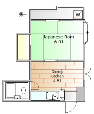 ラ メゾン リブラン 201号室 間取り