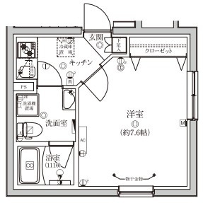 VERXEED STAIR Omori Kita 402号室 間取り