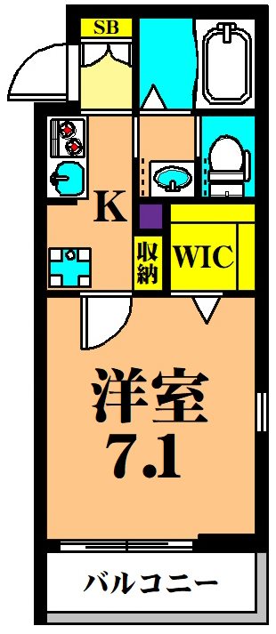 ALLURE渋谷本町 203号室 間取り