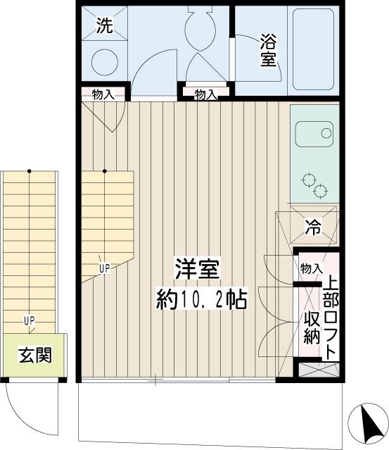 ＦＬＥＧ自由が丘ＥＬ 00002号室 間取り