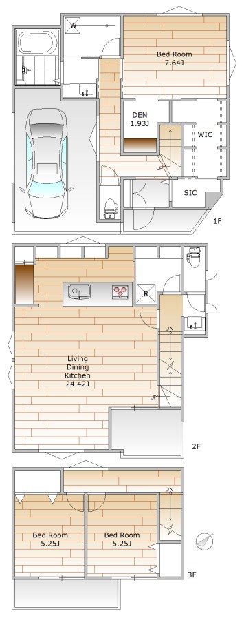 東が丘１丁目戸建 間取り