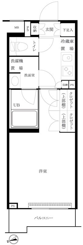 ルーブル大森西 207号室 間取り
