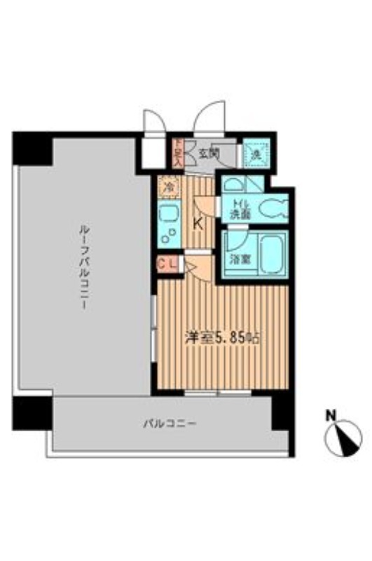 レジディア大森 1402号室 間取り