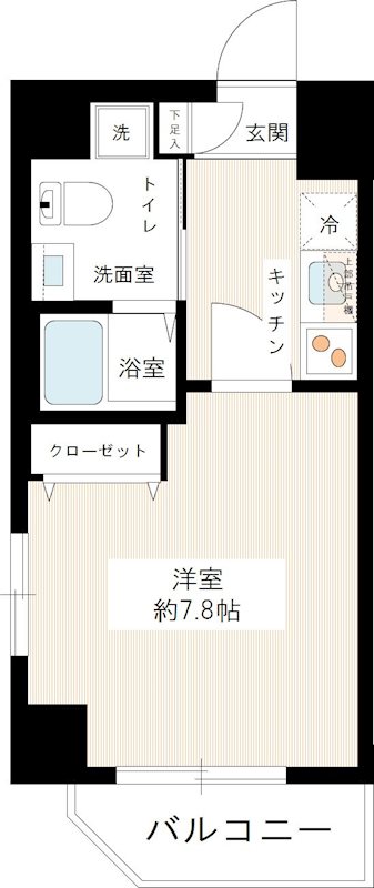 HY's diletto 0602号室 間取り