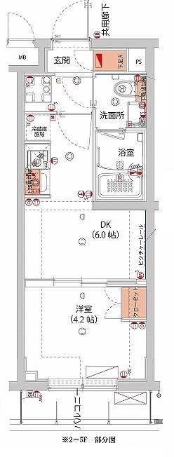 ハーモニーレジデンス武蔵小杉フォレストスクエア 402号室 間取り