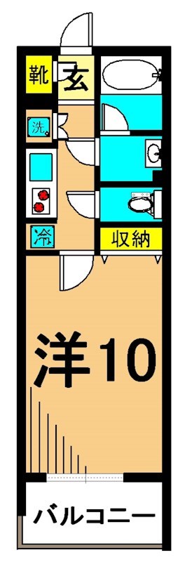 グレイスコート大森海岸 1009号室 間取り