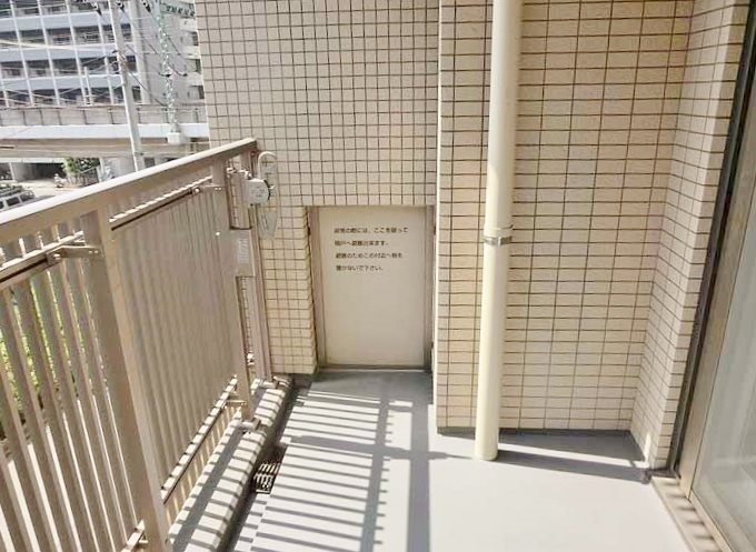 グレイスコート大森海岸 ベランダ