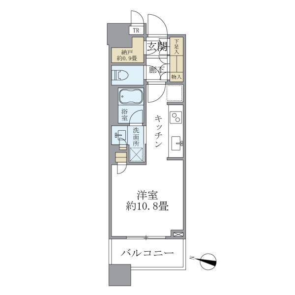ＢｒｉｌｌｉａＴｏｗｅｒｓ目黒ノースレジデンス 501号室 間取り