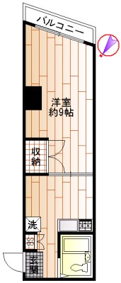 シャルム武蔵小山 303号室 間取り