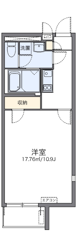 レオネクスト壱 203号室 間取り