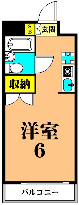 パークシティ戸越 305号室 間取り