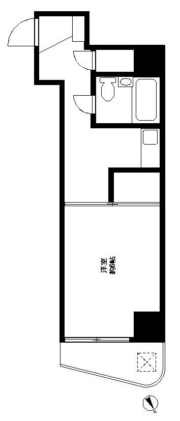 セブンスターマンション第８五反田 1004号室 間取り