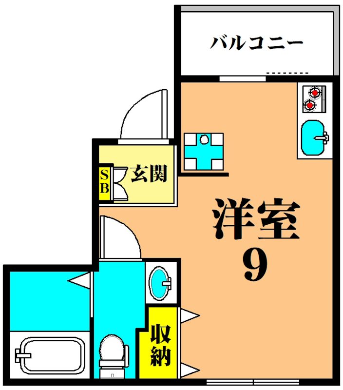 ブランシール大崎 2002号室 間取り
