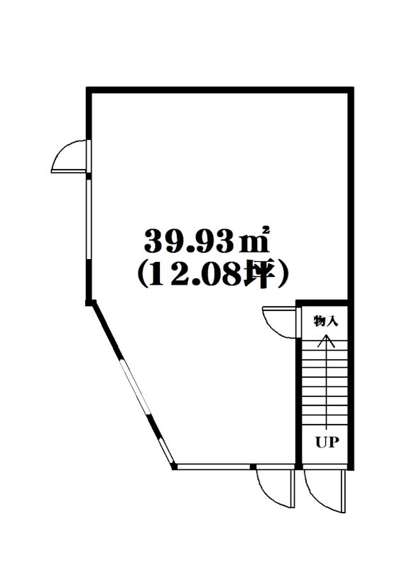 コア 1-B号室 間取り
