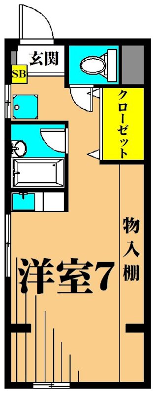 KIT ANNEX 302号室 間取り