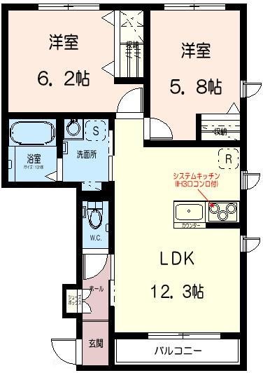 フェリス Ⅳ 間取り