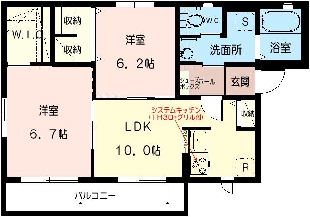 ショコラⅠ 間取り