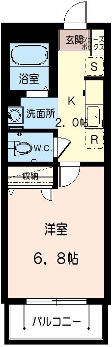 シャトーかすみ 間取り