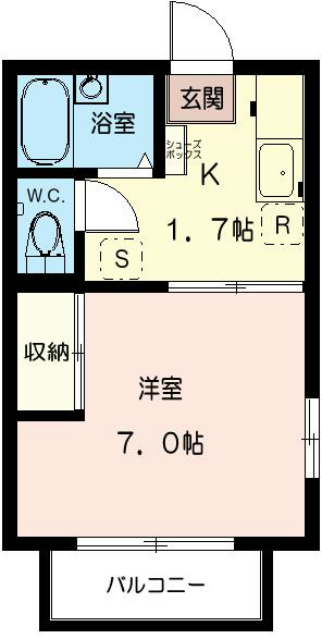 ドミールK　No.2  間取り