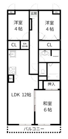 ライオンズマンション川越 間取り