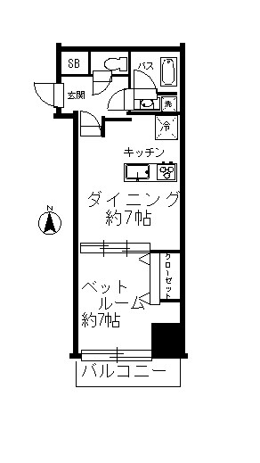 フレールコート錦糸公園 間取り図