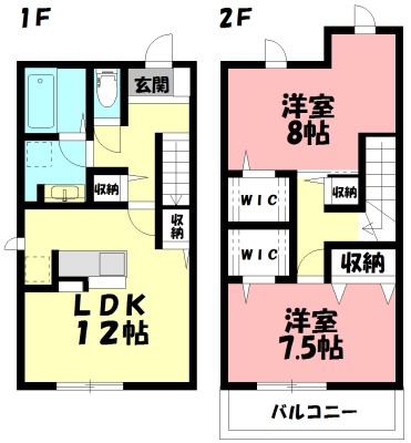 ドルチェ湘南B棟 101号室 間取り