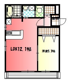 シェローナ2 304号室 間取り